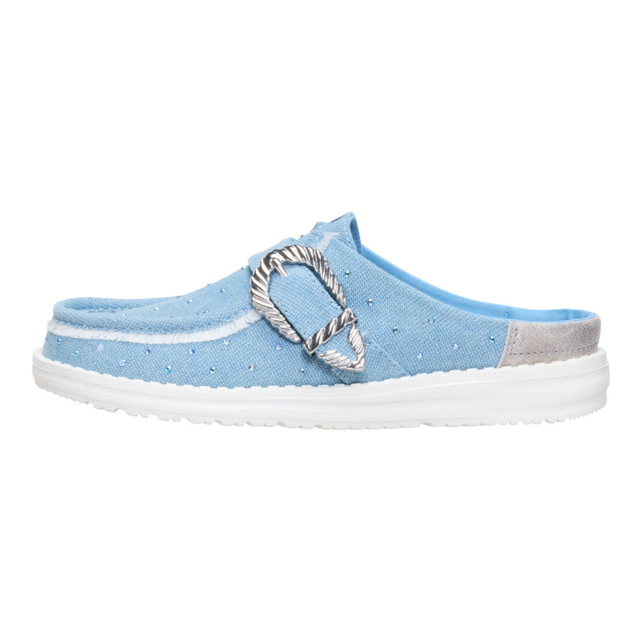 hey dude Wendy Slip Buckle Denim Blue/Multi