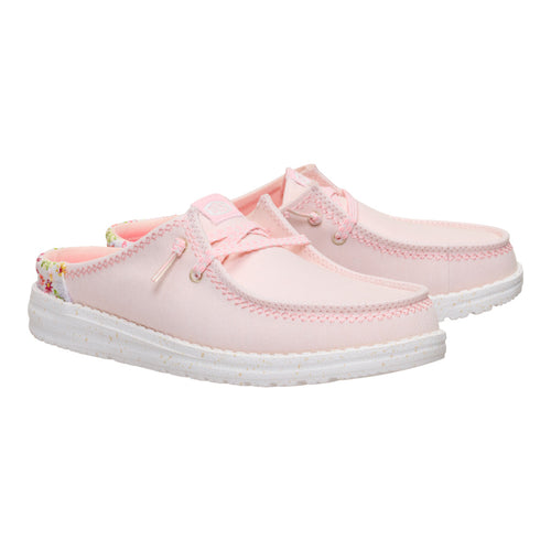 Hey Dude Wendy Slip Embroidered Floral Pale Pink