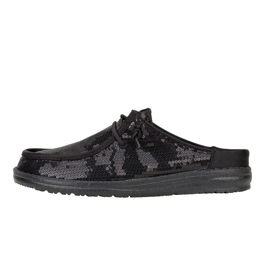 hey dude Wendy Slip Sequin Black