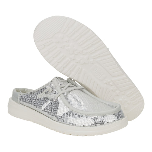 Hey Dude Wendy Slip Sequin White
