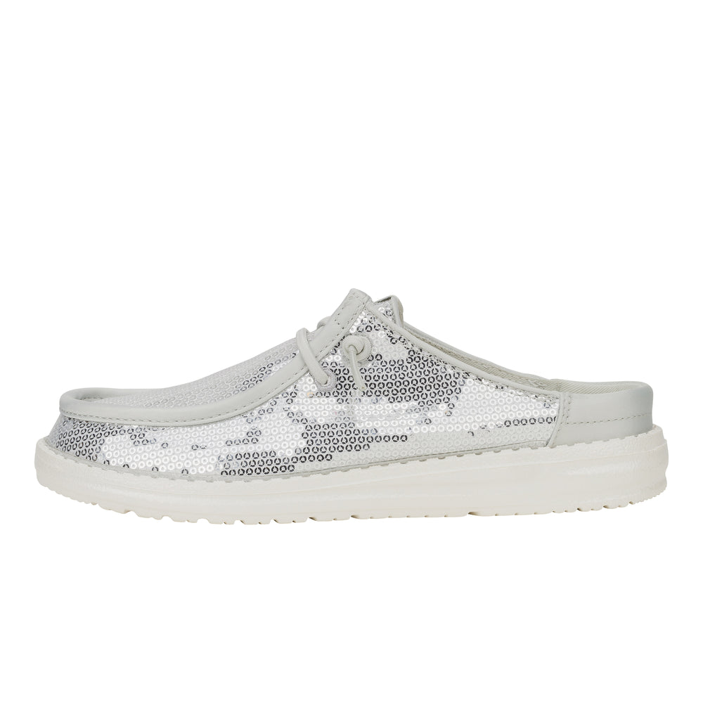 hey dude Wendy Slip Sequin White