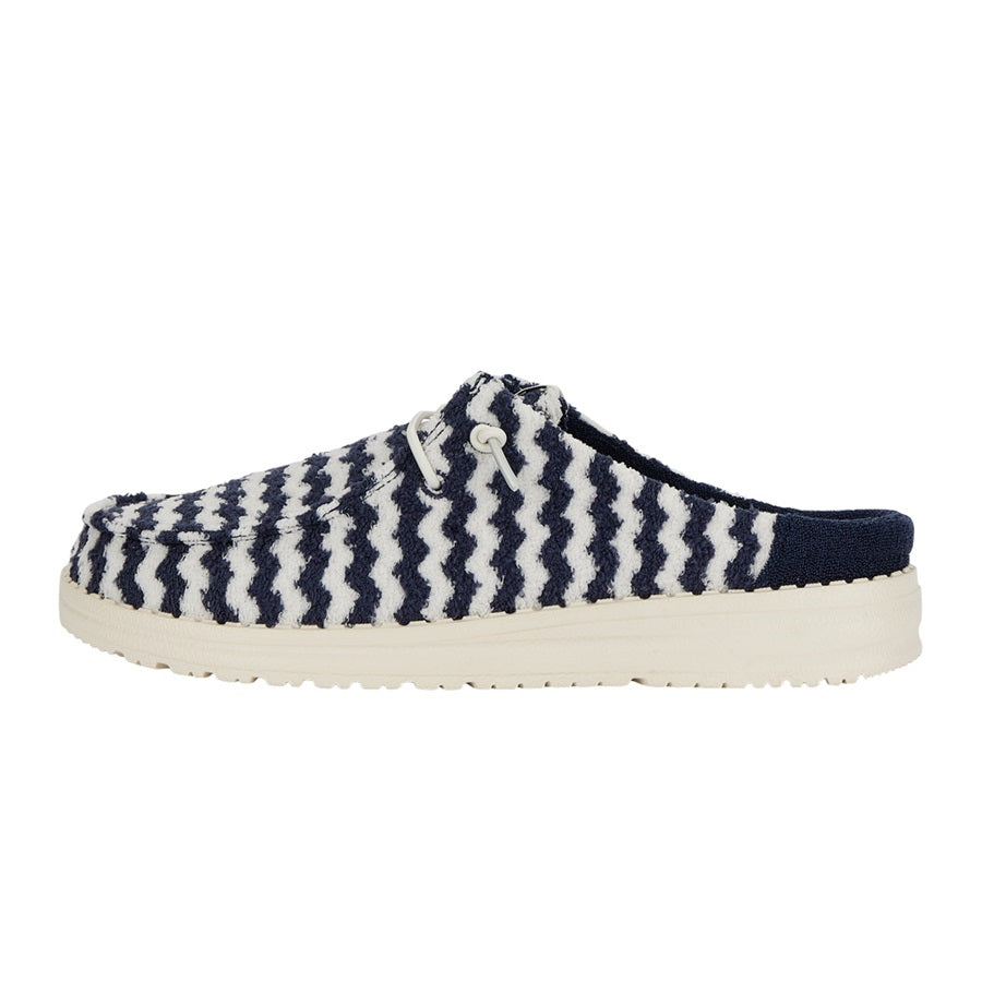 hey dude Wendy Slip Terry Stripe Navy Blazer/Egret