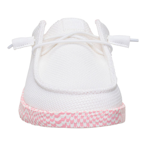 Hey Dude Wendy Slip Warped Geo White/Pink Lemonade