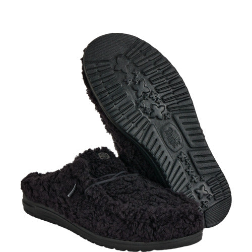Hey Dude Wendy Slipper Cozy Black/Black