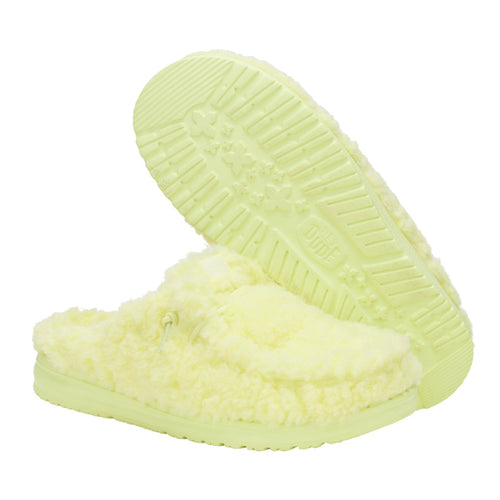 Hey Dude Wendy Slipper Cozy Luminary Green