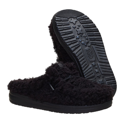 Hey Dude Wendy Slipper Youth Black/Black
