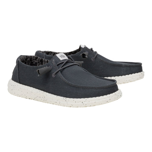 Hey Dude Wendy Stretch Canvas Black