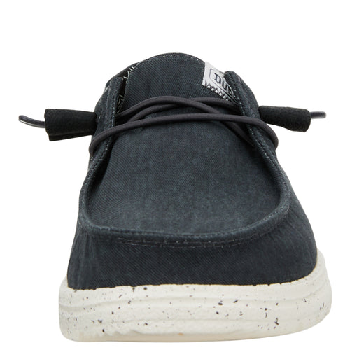 Hey Dude Wendy Stretch Canvas Black