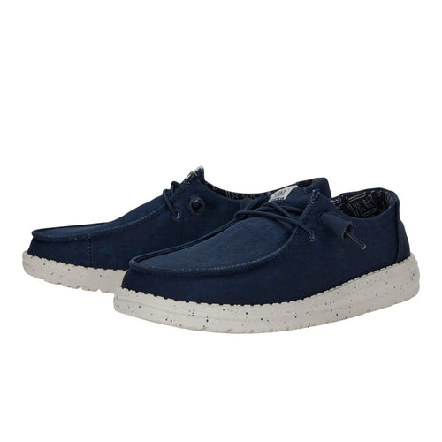 Hey Dude Wendy Stretch Canvas Navy