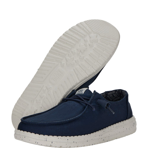 Hey Dude Wendy Stretch Canvas Navy