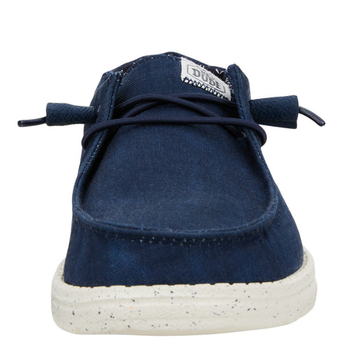 Hey Dude Wendy Stretch Canvas Navy