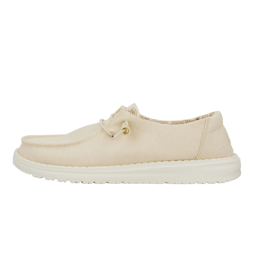 hey dude Wendy Stretch Canvas Off White