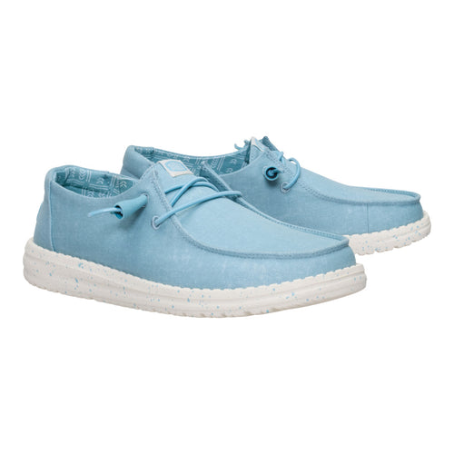 Hey Dude Wendy Stretch Canvas Tourmaline Blue