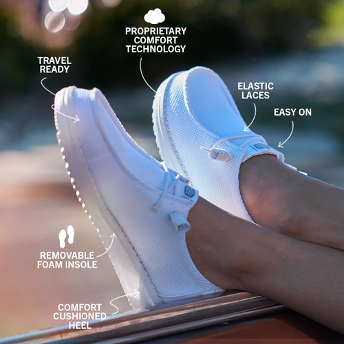 Hey Dude Wendy Stretch Sox Walnut