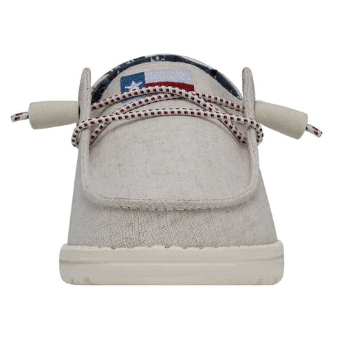 Hey Dude Wendy Texas Canvas Off White