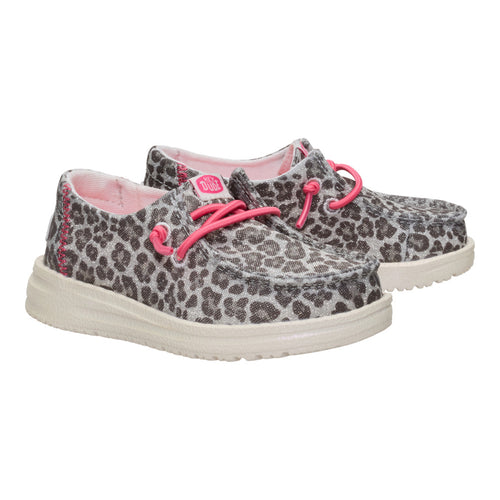 Hey Dude Wendy Toddler Luxe Leo Natural/Black