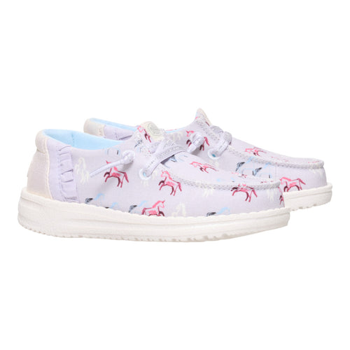 Hey Dude Wendy Toddler Unicorn Sparkle Lilac