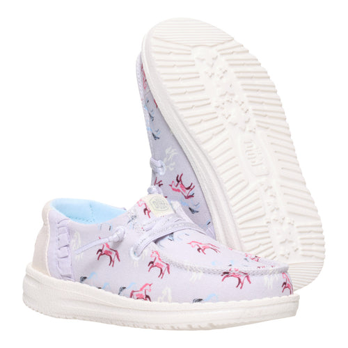 Hey Dude Wendy Toddler Unicorn Sparkle Lilac