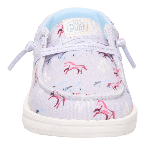 Hey Dude Wendy Toddler Unicorn Sparkle Lilac