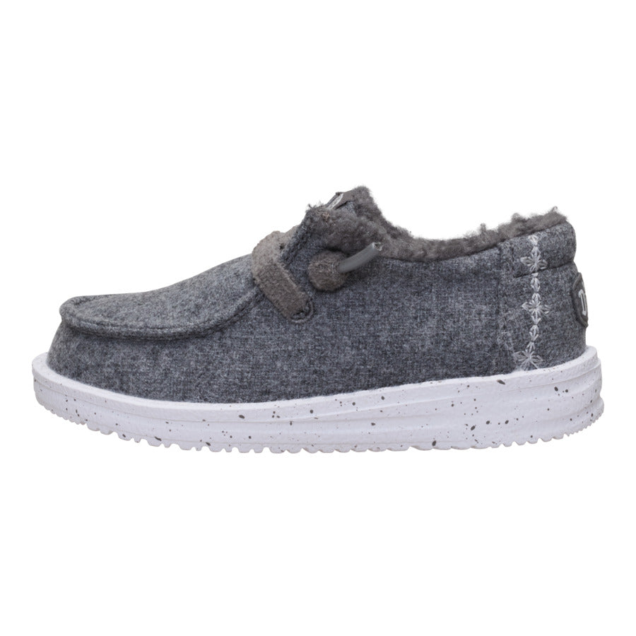 hey dude Wendy Toddler Wool Cozy Charcoal