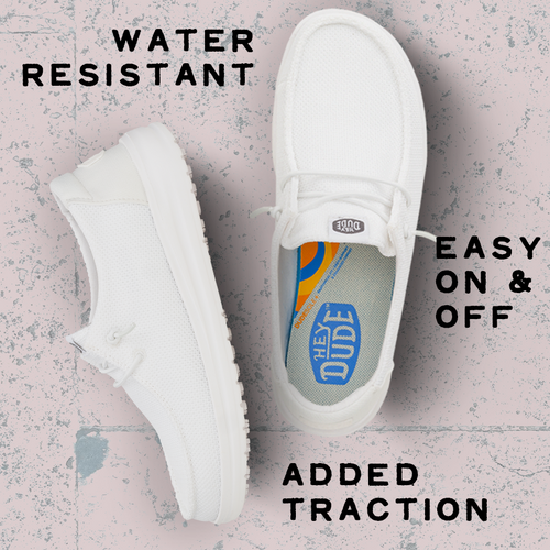 Hey Dude Wendy Work CE Slip Resistant White