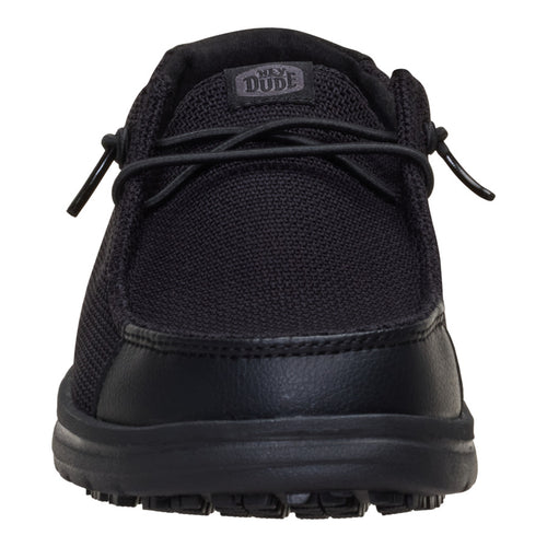 Hey Dude Wendy Work CE Slip Resistant Wide Black