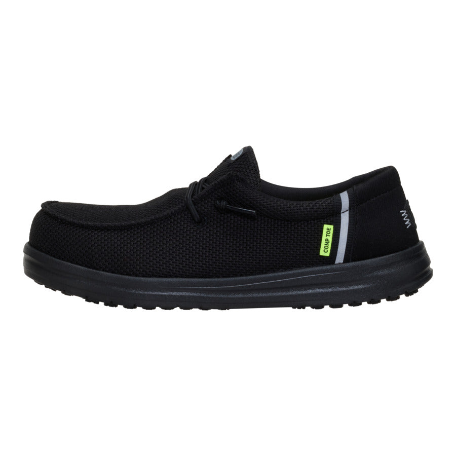 hey dude Wendy Work Comp Toe Black/Black