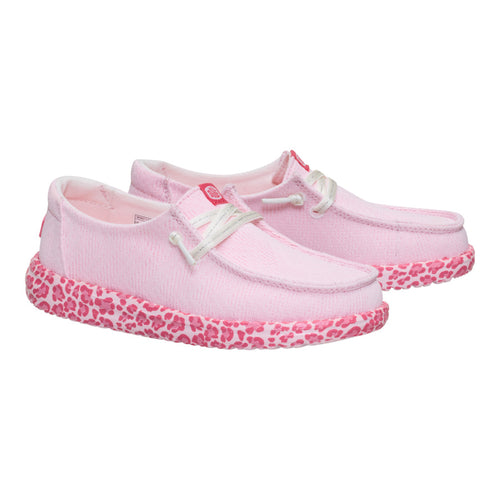 Hey Dude Wendy Youth Animal Pop Pink Leopard