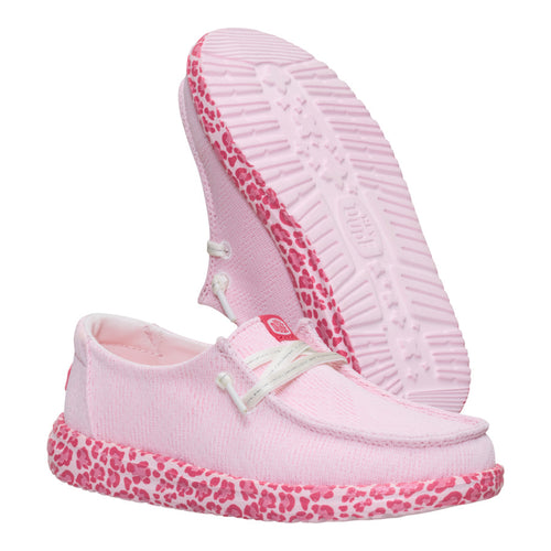Hey Dude Wendy Youth Animal Pop Pink Leopard