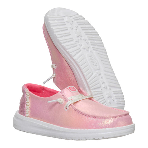 Hey Dude Wendy Youth Dazzling Sparkle Pink