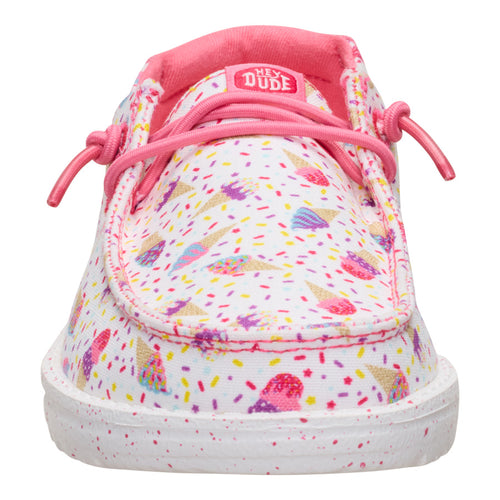 Hey Dude Wendy Youth Ice Cream Social White/Multi