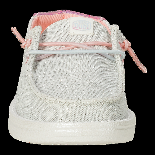 Hey Dude Wendy Youth Iridescent Star Silver