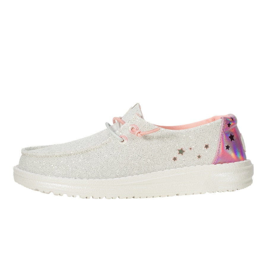 hey dude Wendy Youth Iridescent Star Silver
