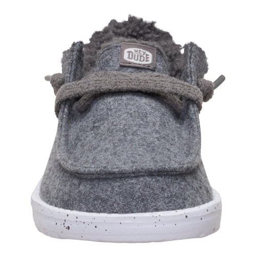 Hey Dude Wendy Youth Wool Cozy Charcoal