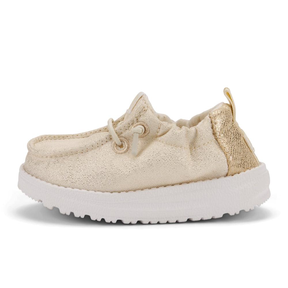 hey dude LilDude Infant Slip On Novelty Champagne Glitter