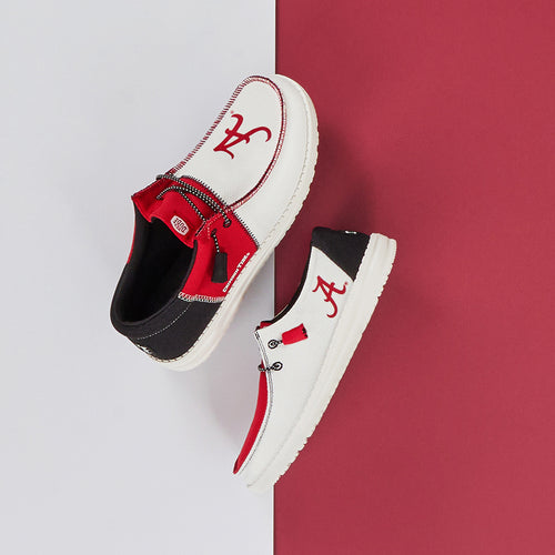 Hey Dude Men's Wally Tri Alabama Crimson Tide Bama Crimson/White