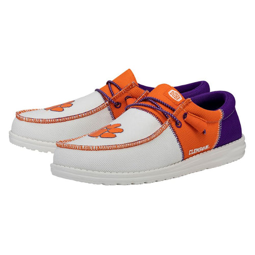 Hey Dude Men's Wally Tri Clemson Clemson Orange/Purple