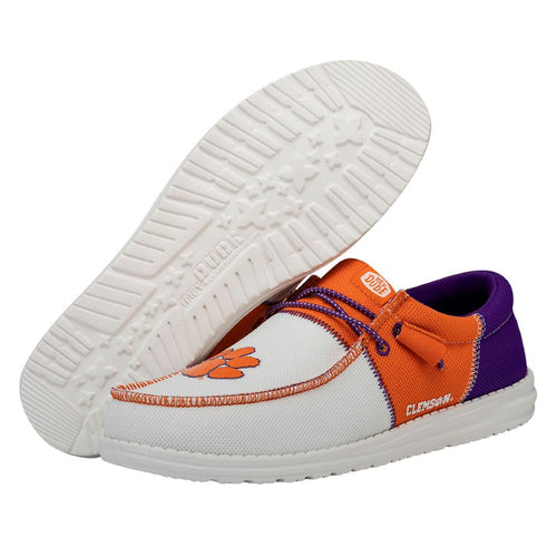 Hey Dude Men's Wally Tri Clemson Clemson Orange/Purple