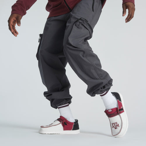 Hey Dude Men's Wally Tri Texas A&M Texas AM Burgundy/Multi