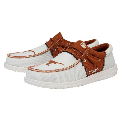 Hey Dude Men's Wally Tri Texas Longhorns Burnt Orange