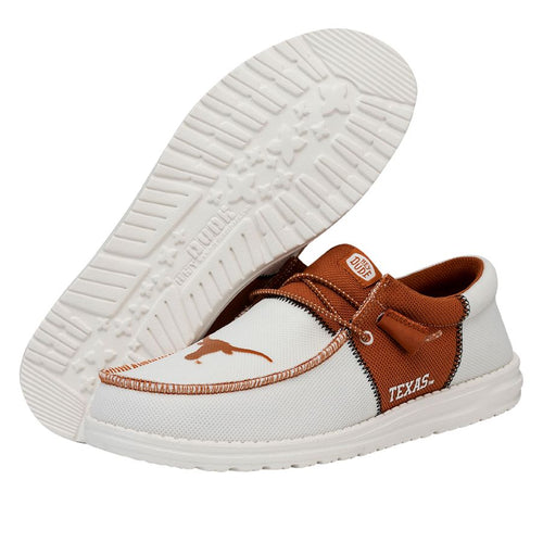 Hey Dude Men's Wally Tri Texas Longhorns Burnt Orange