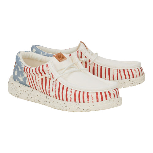 Hey Dude Wally Funk Youth Americana Stars American Flag