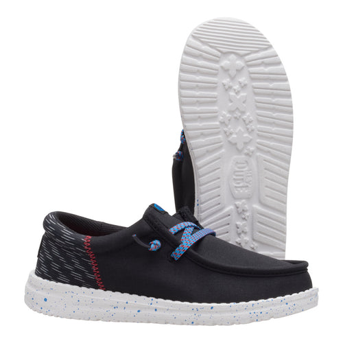 Hey Dude Wally Funk Youth Jersey Jacquard Black/Multi