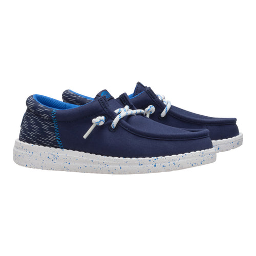 Hey Dude Wally Funk Youth Jersey Jacquard Peacoat Blue/Multi