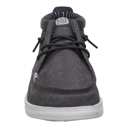 Hey Dude Wally Mid Gripr Vin Classic Black Oyster/Black