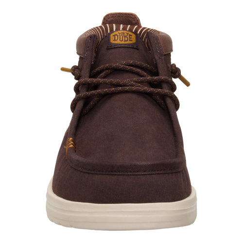 Hey Dude Wally Mid Gripr Vin Classic Mole Brown/Downtown Brown