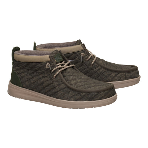 Hey Dude Wally Mid Gripr Washed Quilt Major Brown/Multi