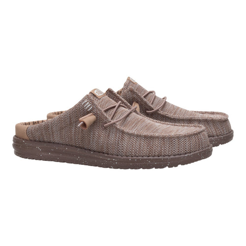 Hey Dude Wally Slip Stretch Sox Deep Taupe/Chanterelle Tan