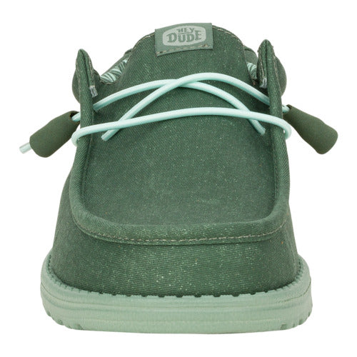 Hey Dude Wally Stretch Canvas Duck Green/Iceberg Green