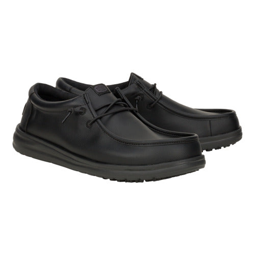Hey Dude Wally Work CE Classic Slip Resistant Black